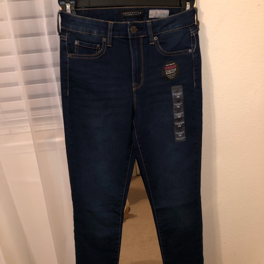 Dark Wash High Waisted Jeans